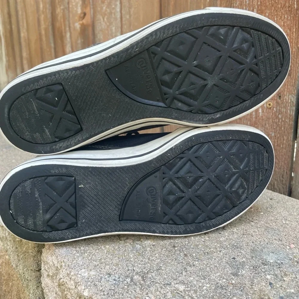 CONVERSE Men’s Black Chuck Taylor All Star Mid Ankle Sport Shoe Sneaker Size 8 - Picture 9 of 9